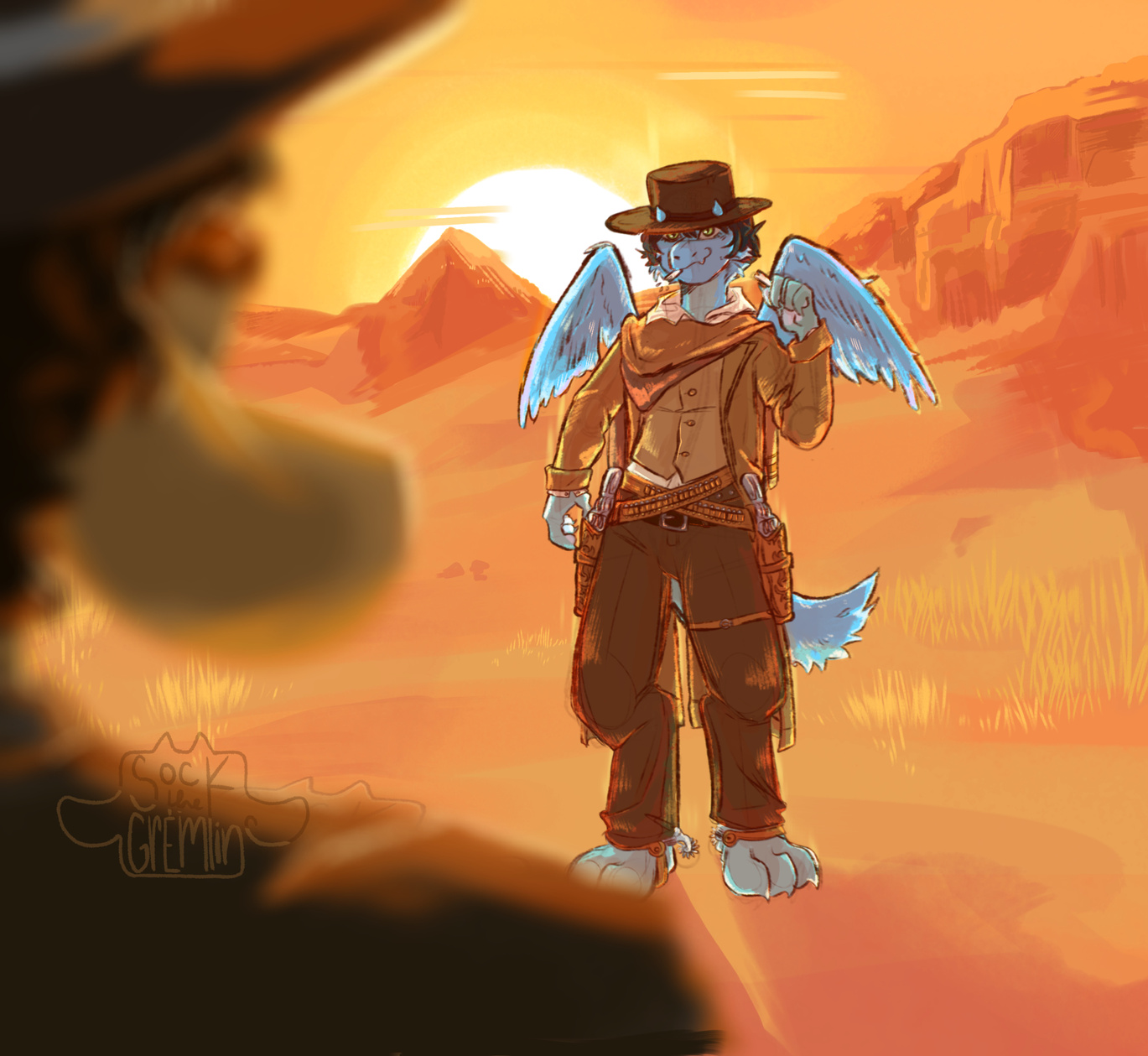 Duel! with @sock_thegremlin