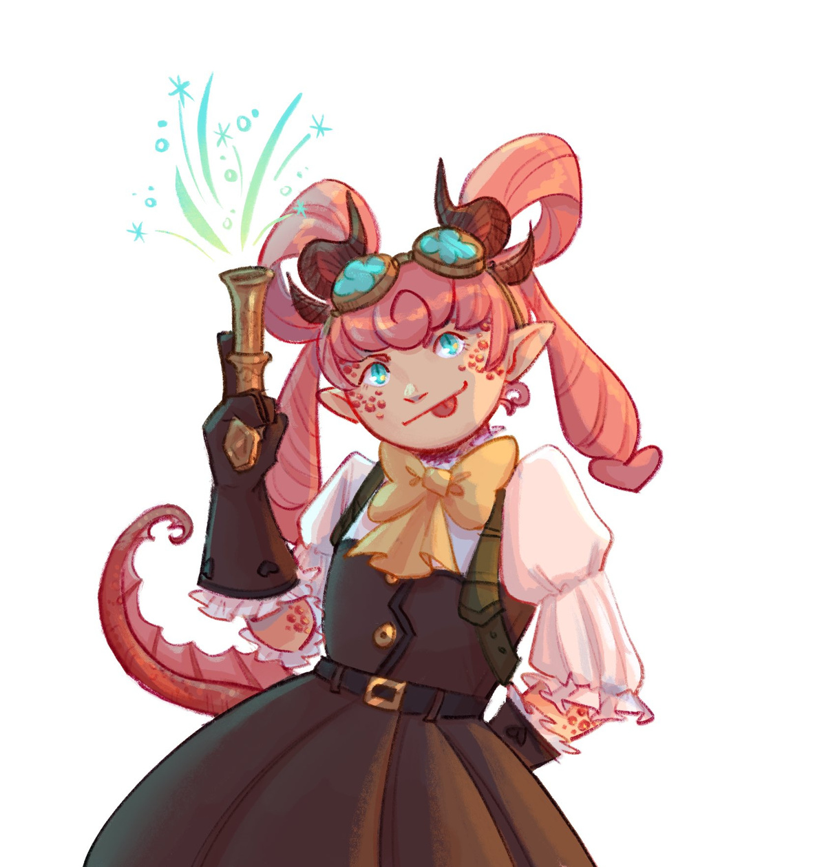 Iris, Half Dragon by lu @smallpolarbear