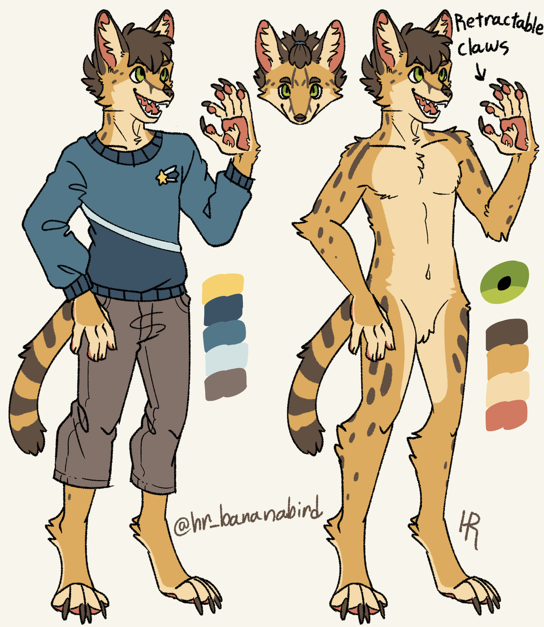 This is a cute serval