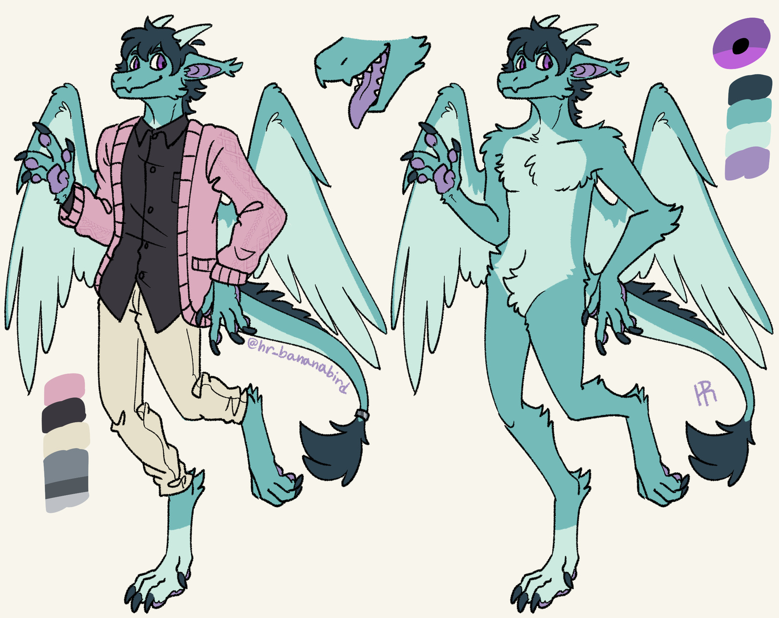 Purple Banabird Design that I think is cool sometimes (Alternate)